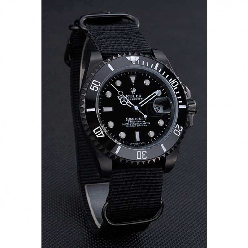 Replica Rolex Submariner 40mm Black Dial 622006