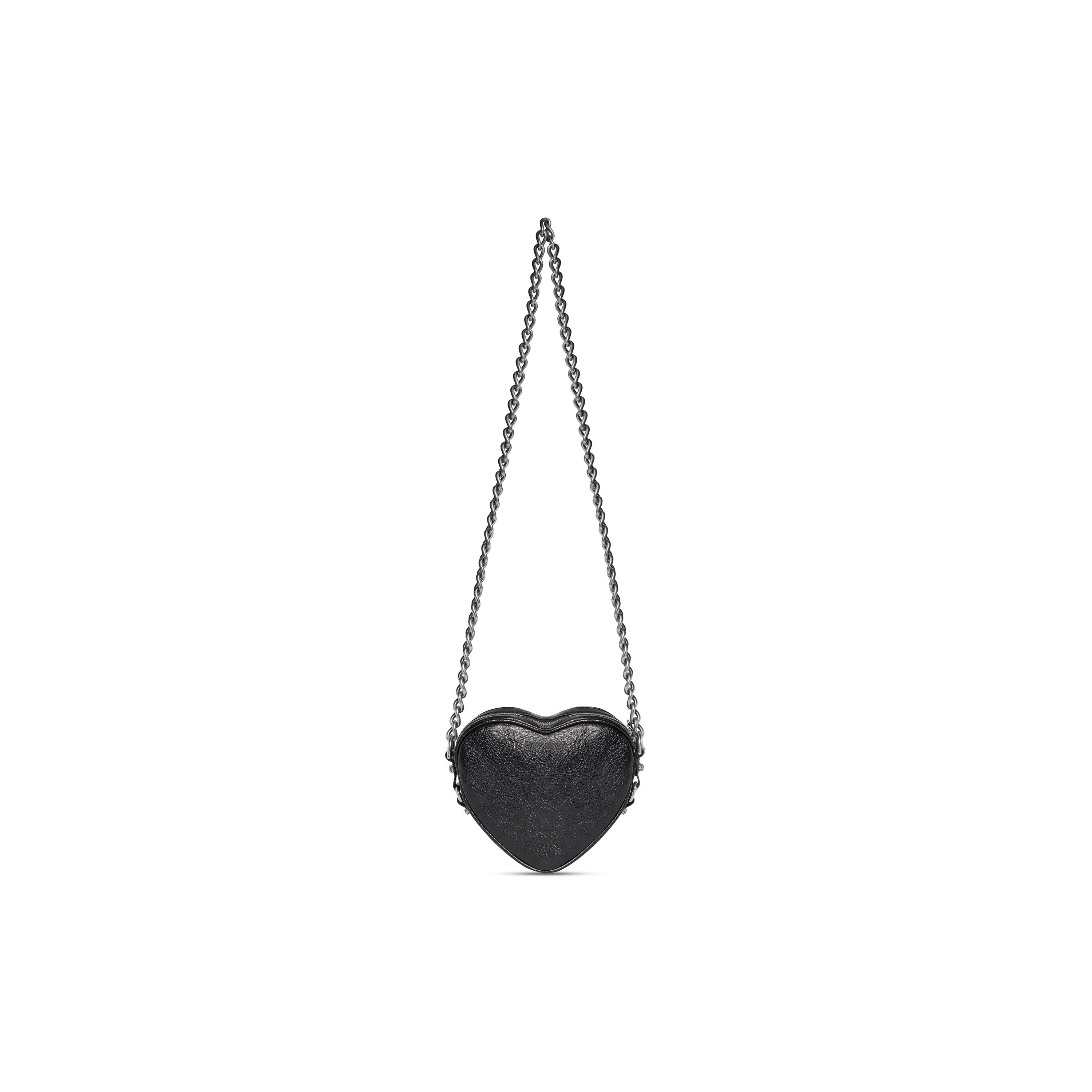 WOMEN'S LE CAGOLE HEART MINI BAG IN BLACK