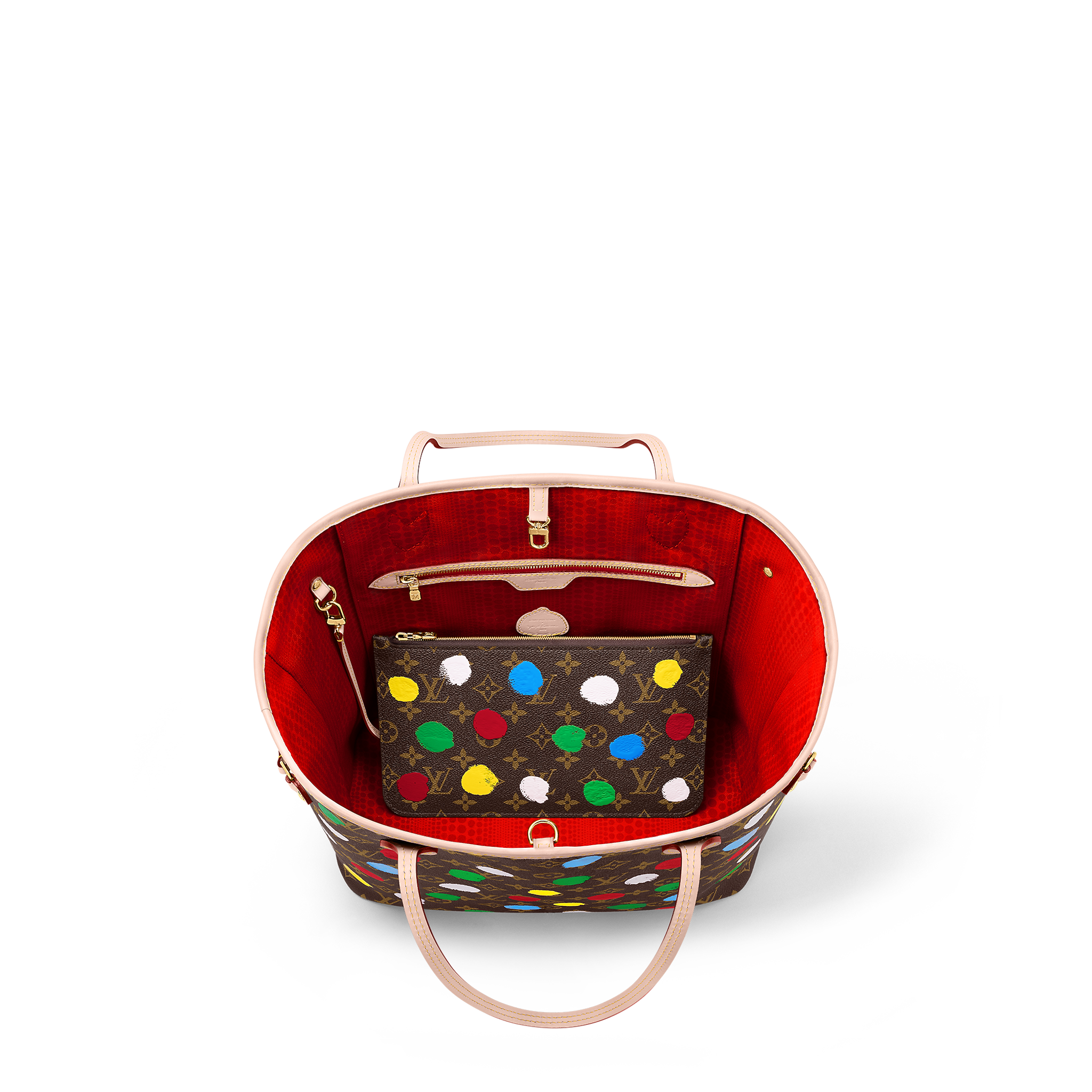 Louis Vuitton M46381 LV x YK Neverfull MM