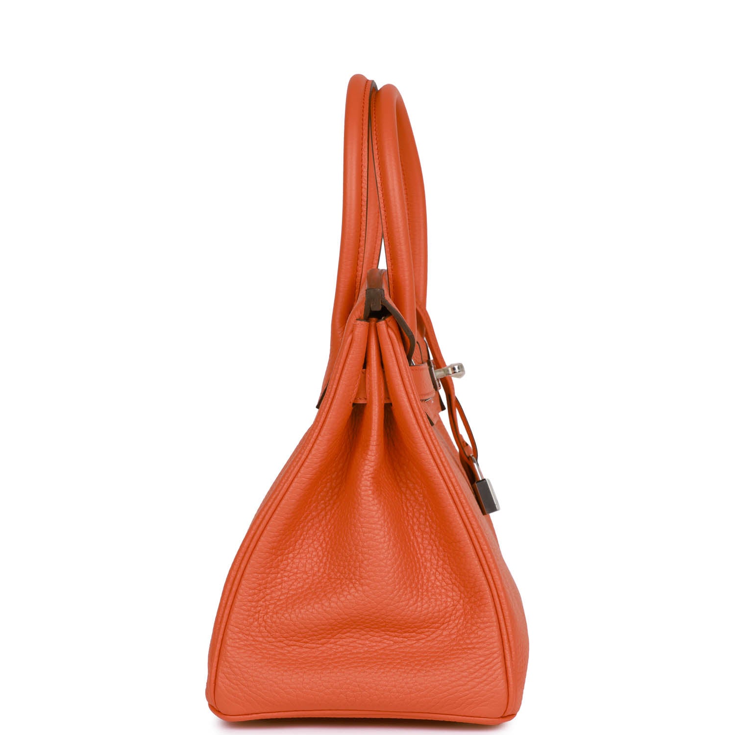 Hermès Birkin 30 Orange Poppy Clemence Palladium Hardware