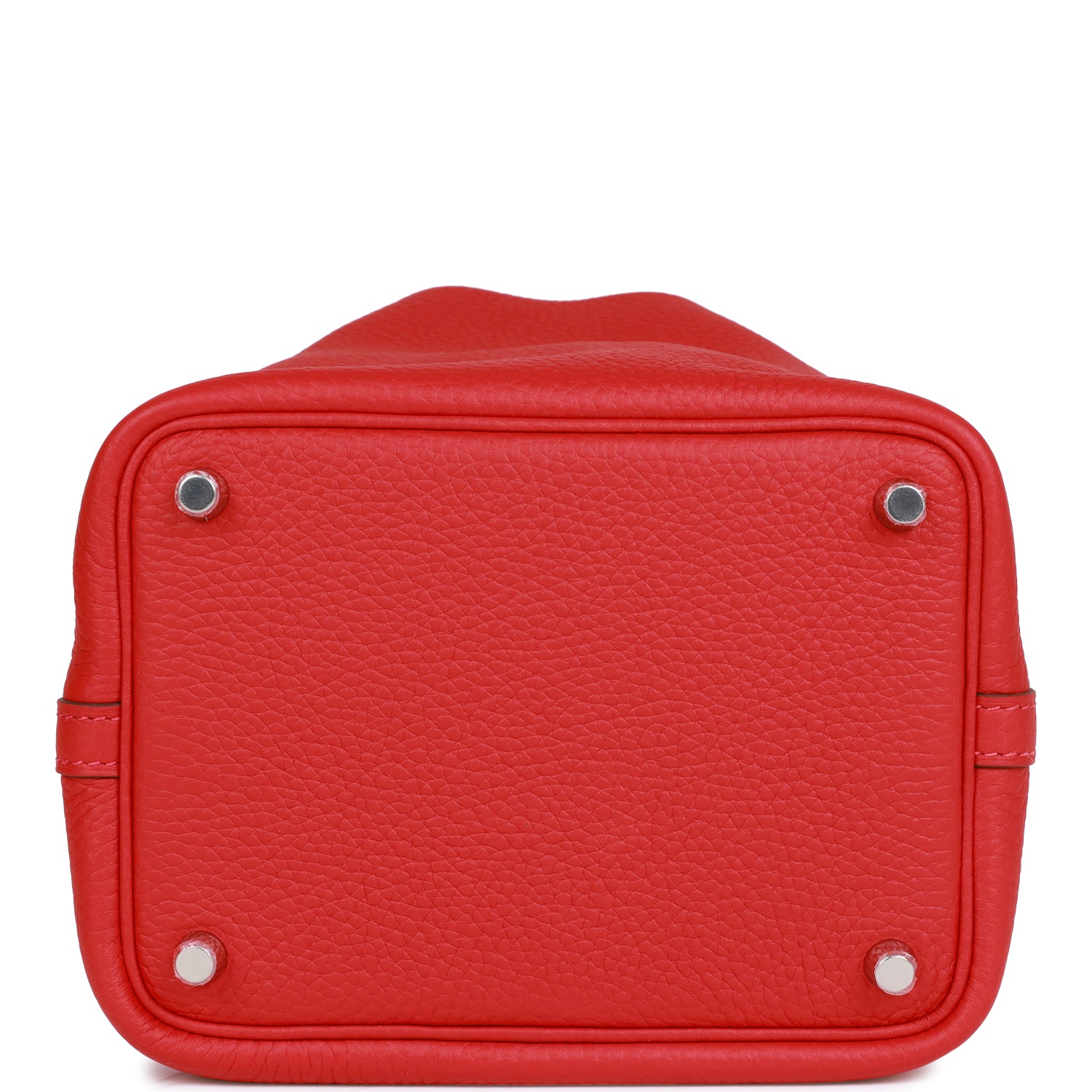 Hermès Picotin Lock 18 Vermillion Clemence Palladium Hardware