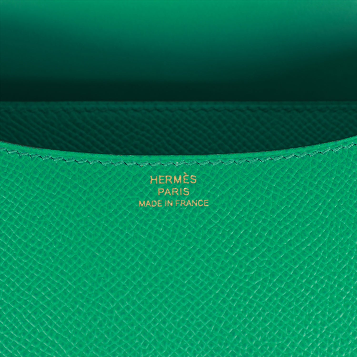 Hermès Constance 18 Vert Jade Epsom Gold Hardware