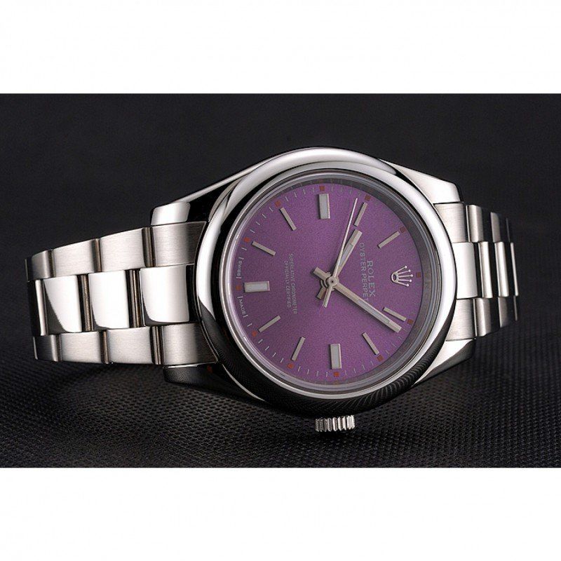 Replica Rolex Oyster Perpetual Date 41mm Purple Dial REP016834