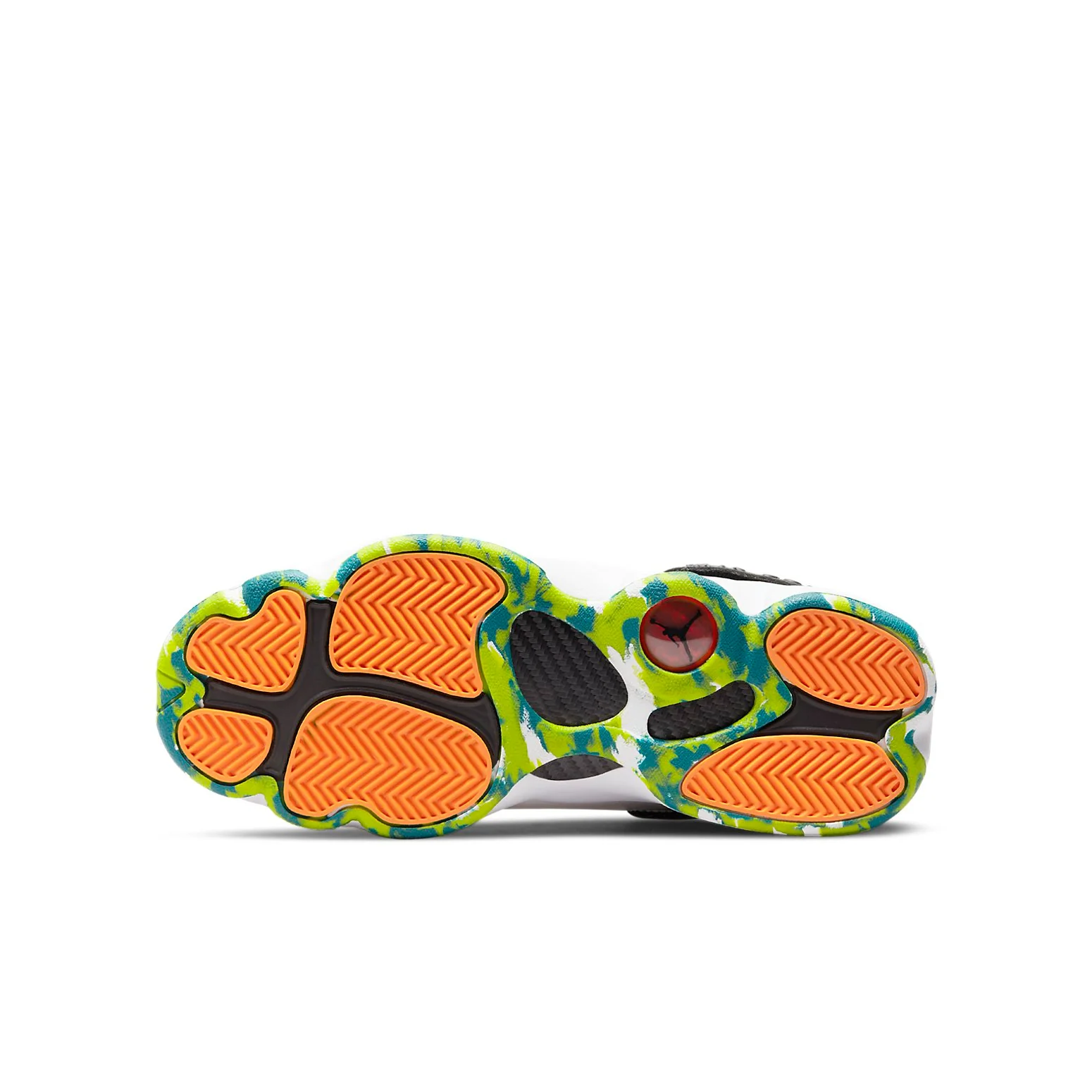 (GS) Air Jordan 6 Rings 'White Neon Green' 323399-038