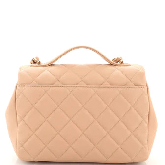 Chanel Business Affinity Flap Bag Quilted Caviar Small