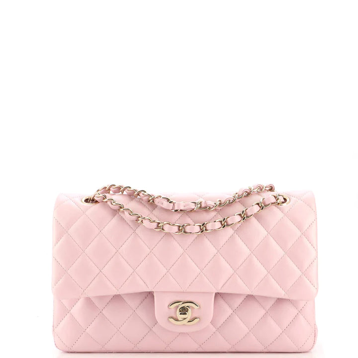 Classic Double Flap Bag Quilted Iridescent Calfskin Medium