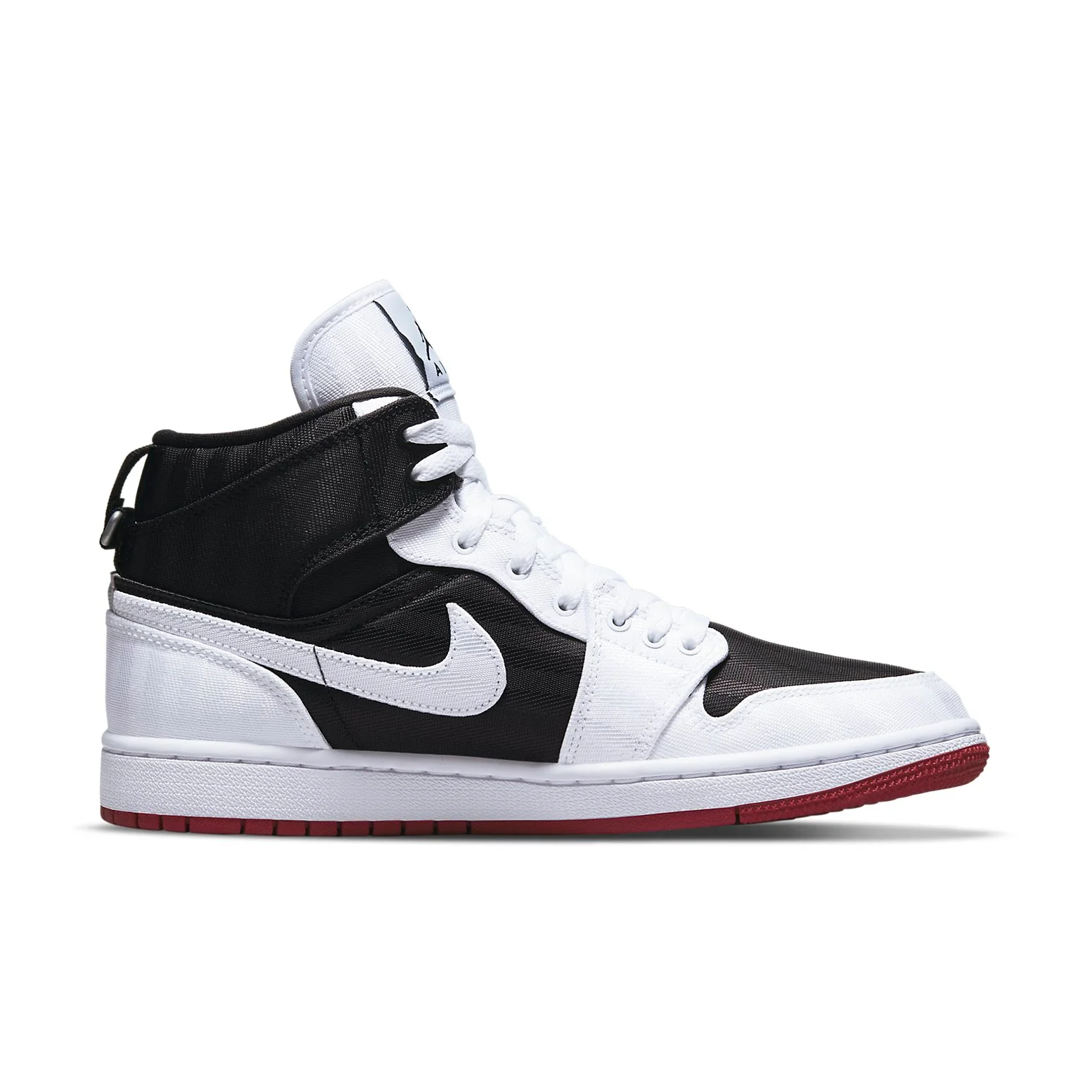 (WMNS) Air Jordan 1 Mid SE Utility 'White Black Gym Red' DD9338-016