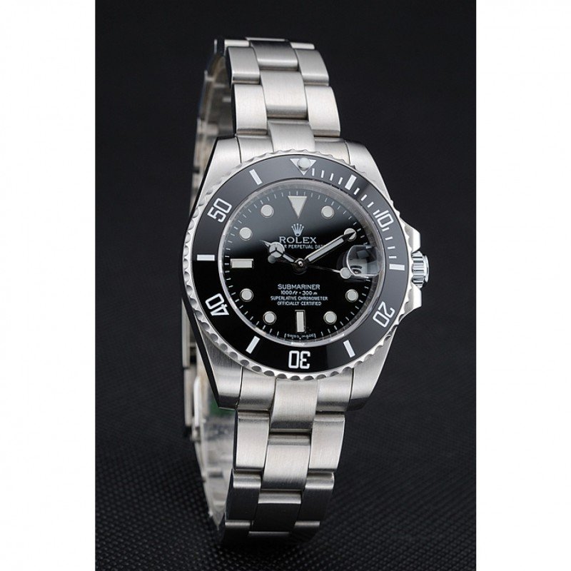 Replica Rolex Submariner 35mm Black Dial 1454153
