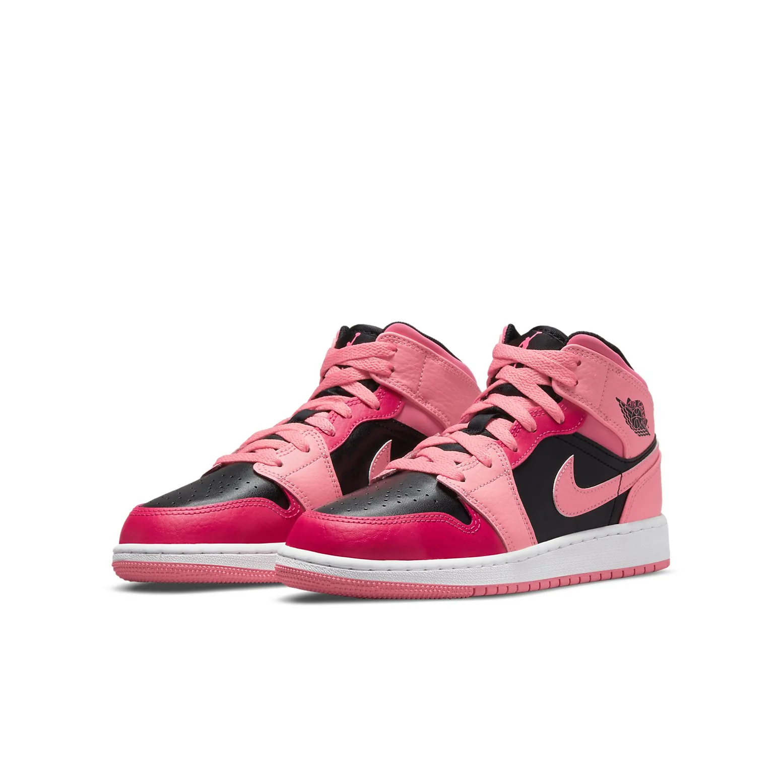 (GS) Air Jordan 1 Mid 'Coral Chalk' 554725-662