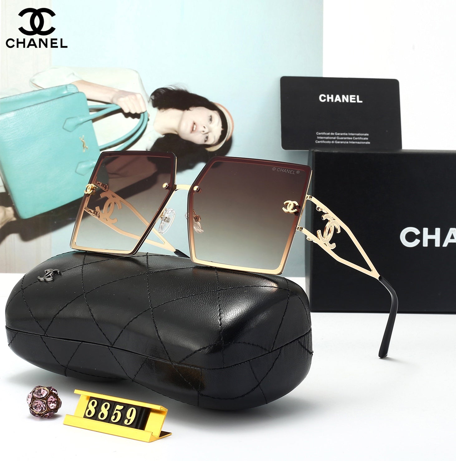 5 Color Women's Sunglasses—8859