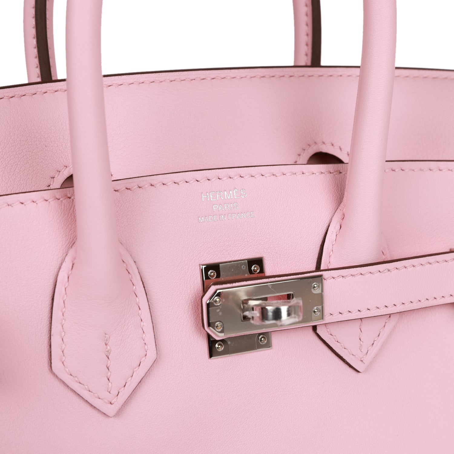 Hermès Birkin 25 Rose Sakura Swift Palladium Hardware