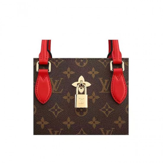Louis Vuitton Flower Tote Black M43550 Red M43553