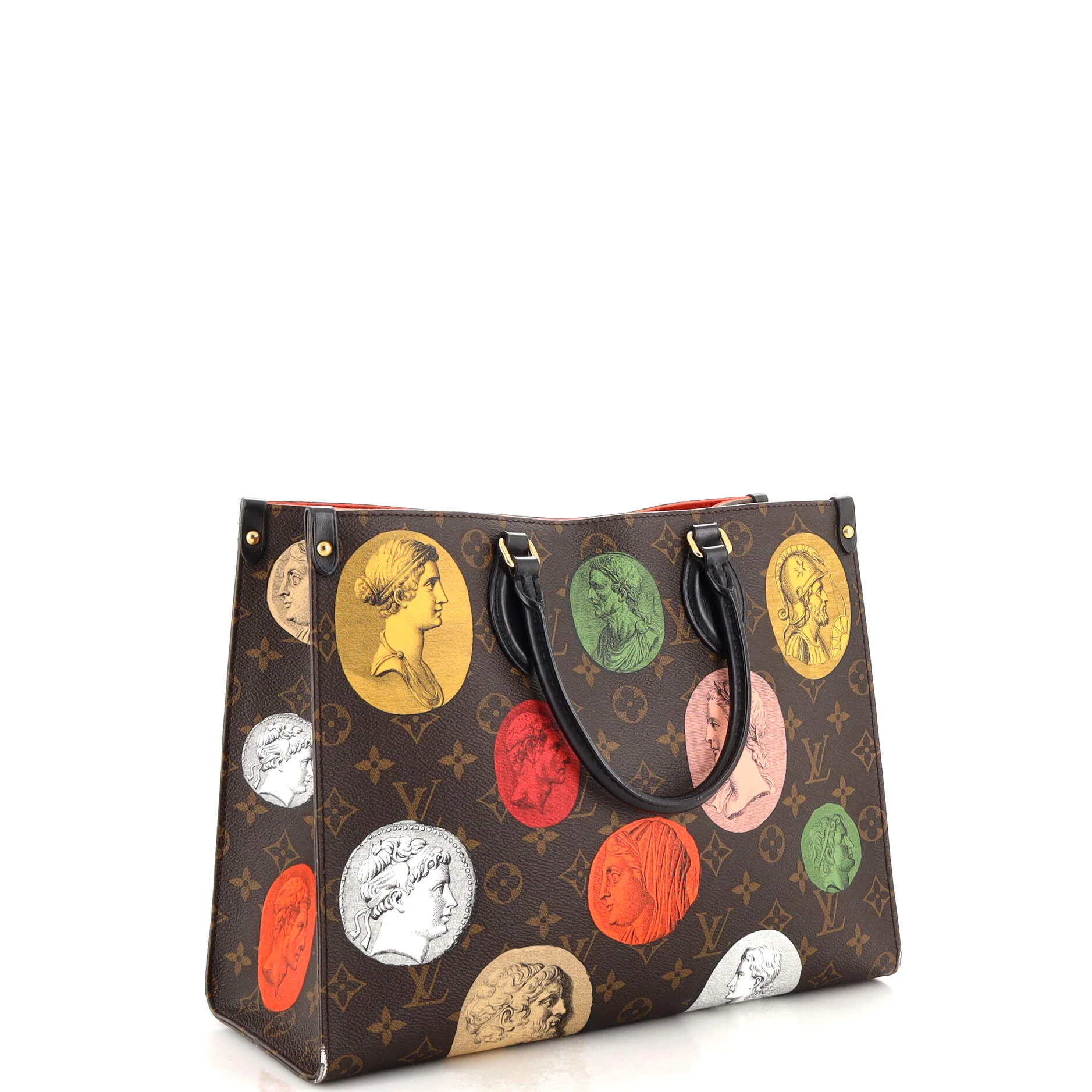 OnTheGo Tote Limited Edition Fornasetti Cameo Monogram Canvas MM