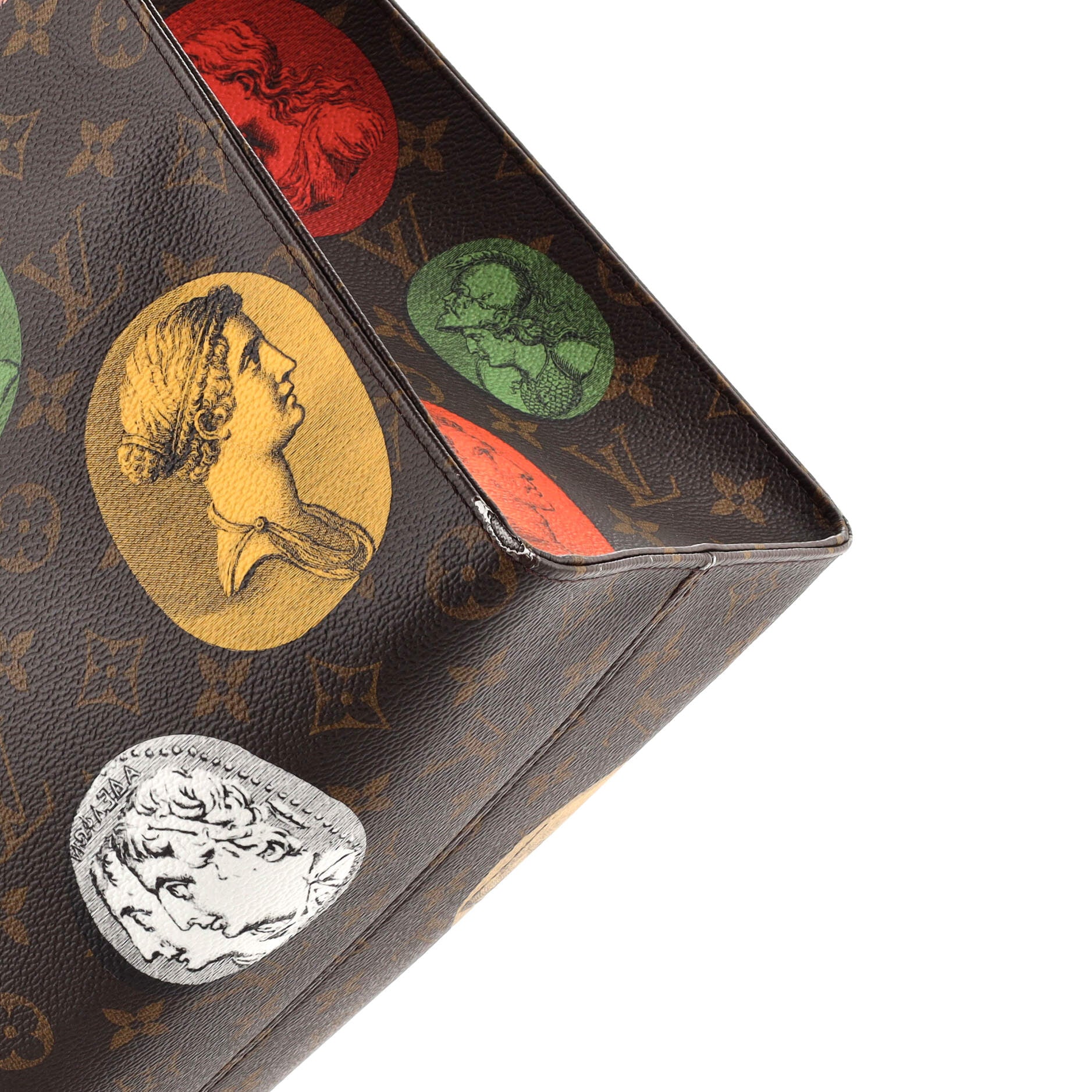 OnTheGo Tote Limited Edition Fornasetti Cameo Monogram Canvas MM