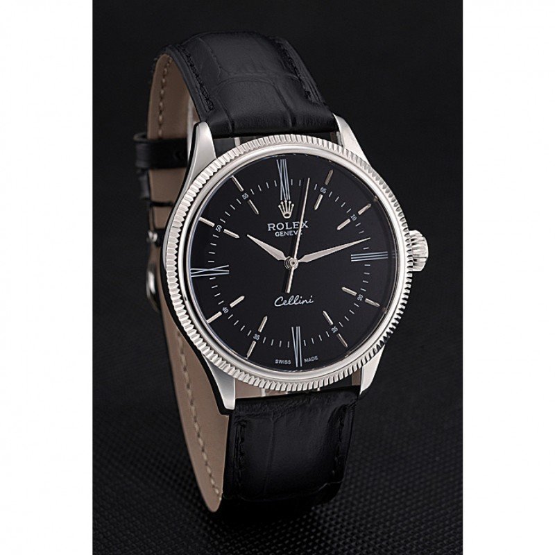 Superclone Rolex Cellini 39mm Black Dial 622654