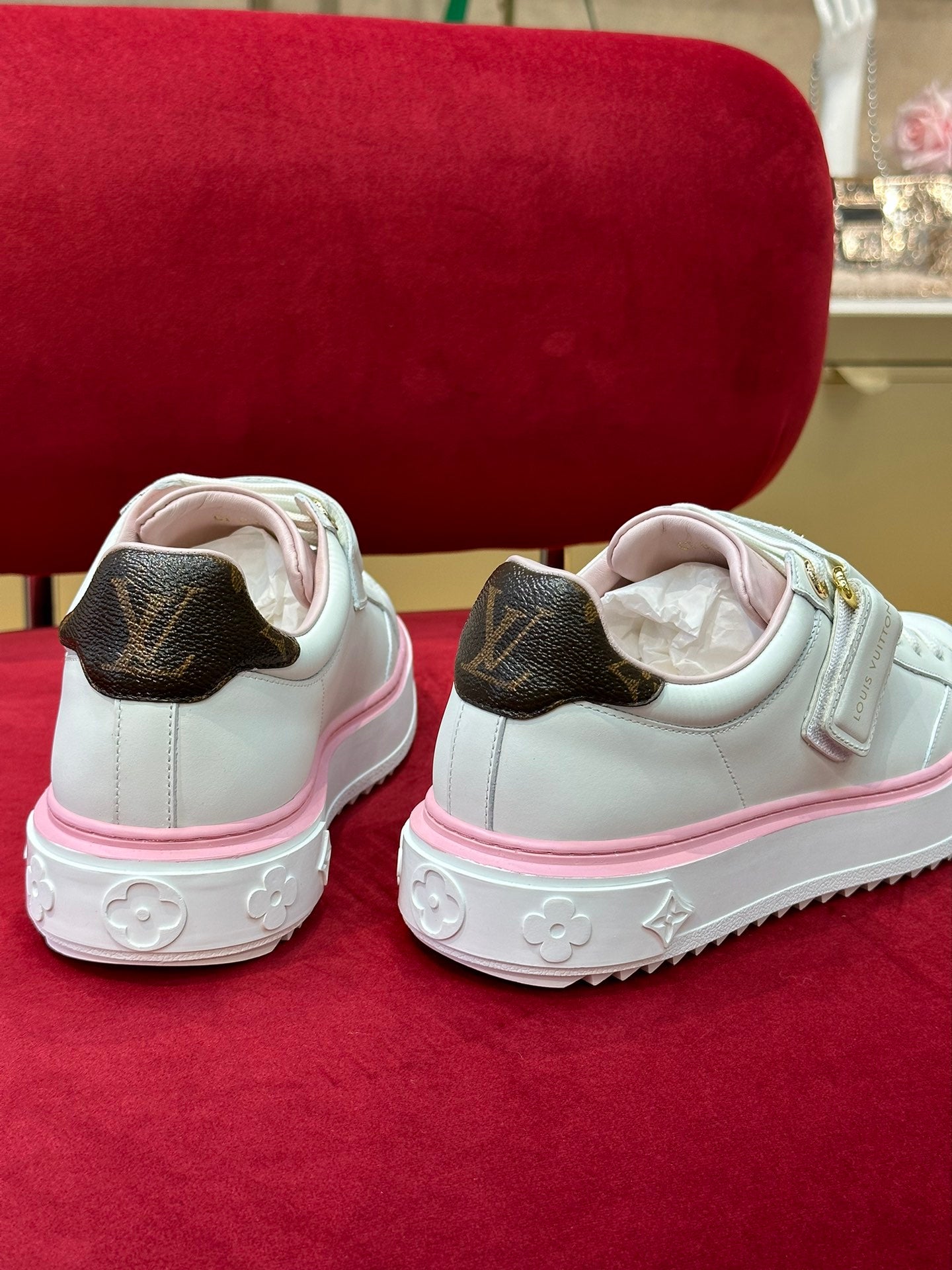 2 colors thick bottom sneakers