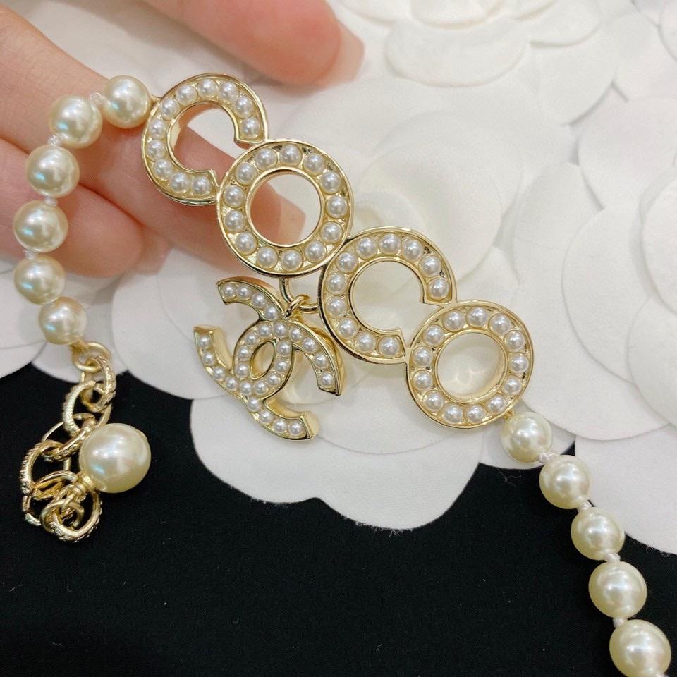 Luxury Pearl Letter Bracelet