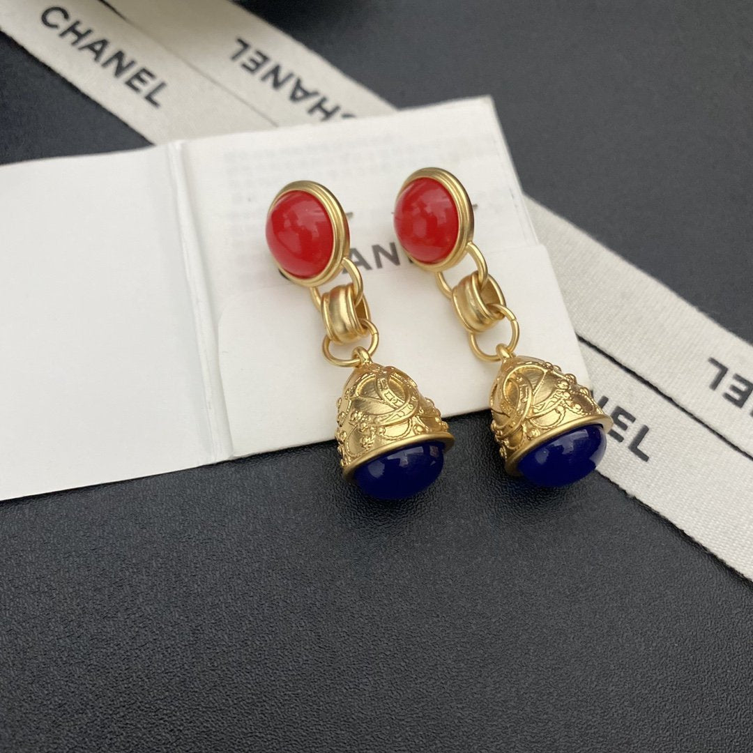 Retro French Bell Earrings
