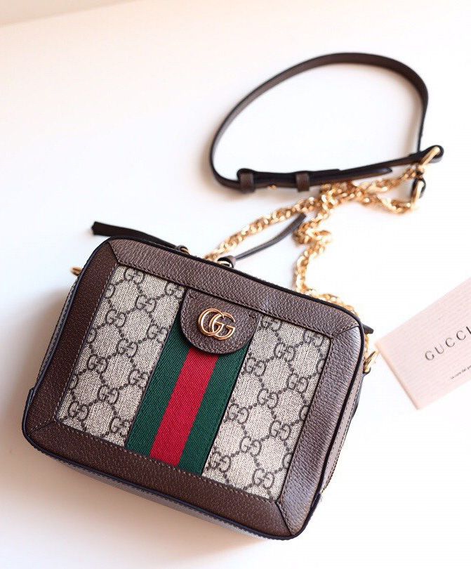 Gucci Ophidia GG mini shoulder bag 602576 Dark Coffee
