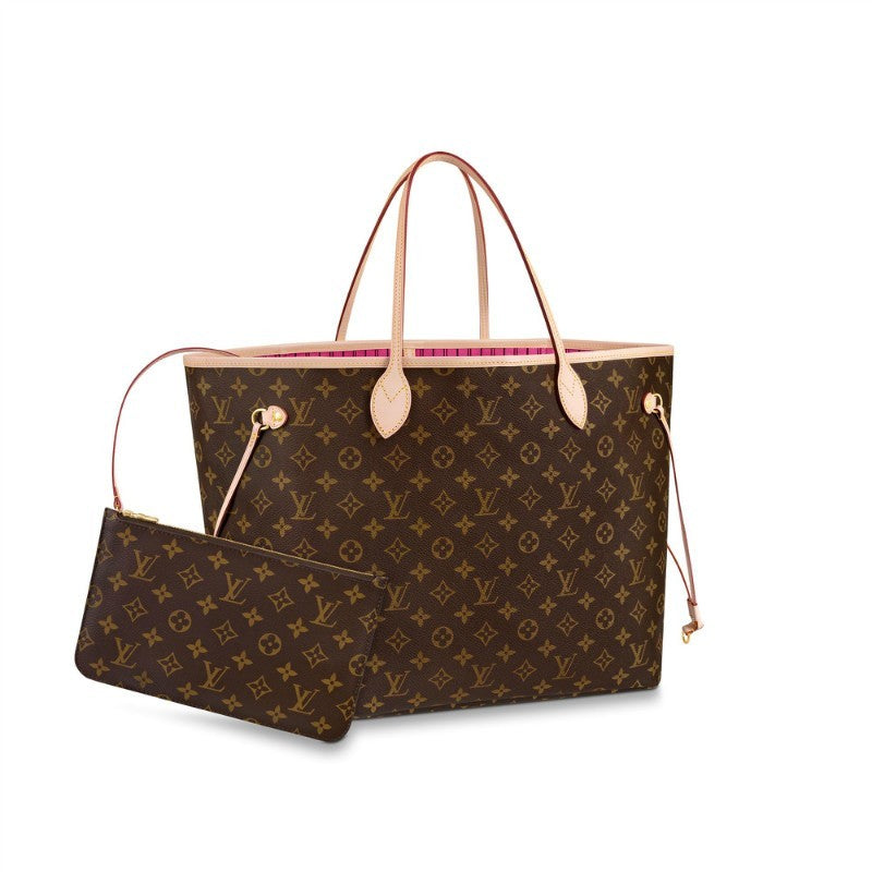 LV M41180 Neverfull GM Shoulder Bag Monogram Canvas