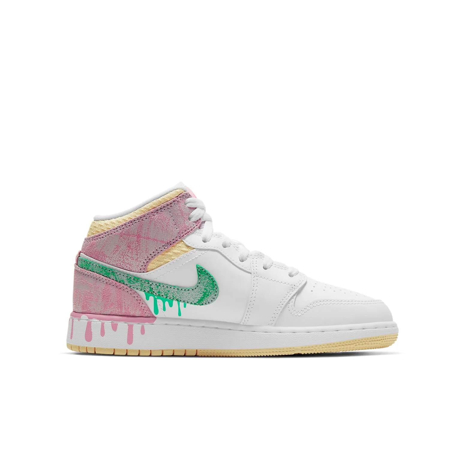 (GS) Air Jordan 1 Mid SE 'Ice Cream' DD1666-100