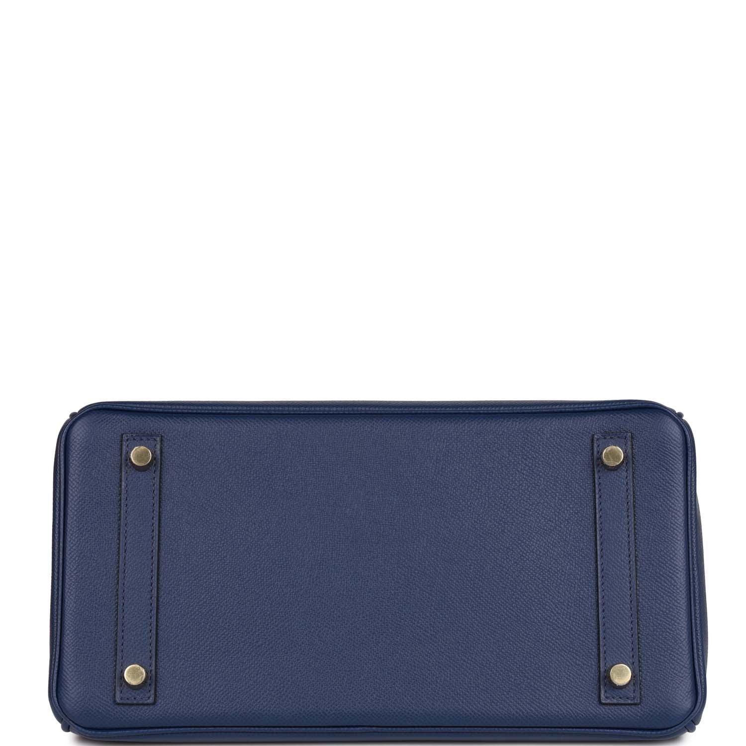 Hermès Birkin 30 Bleu Saphir Epsom Gold Hardware