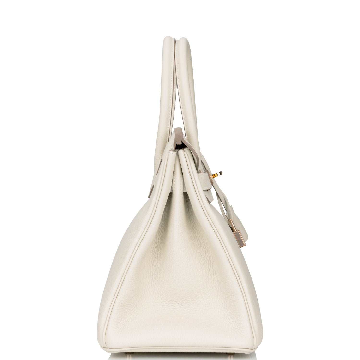 Hermès Birkin 30 Craie Togo Rose Gold Hardware