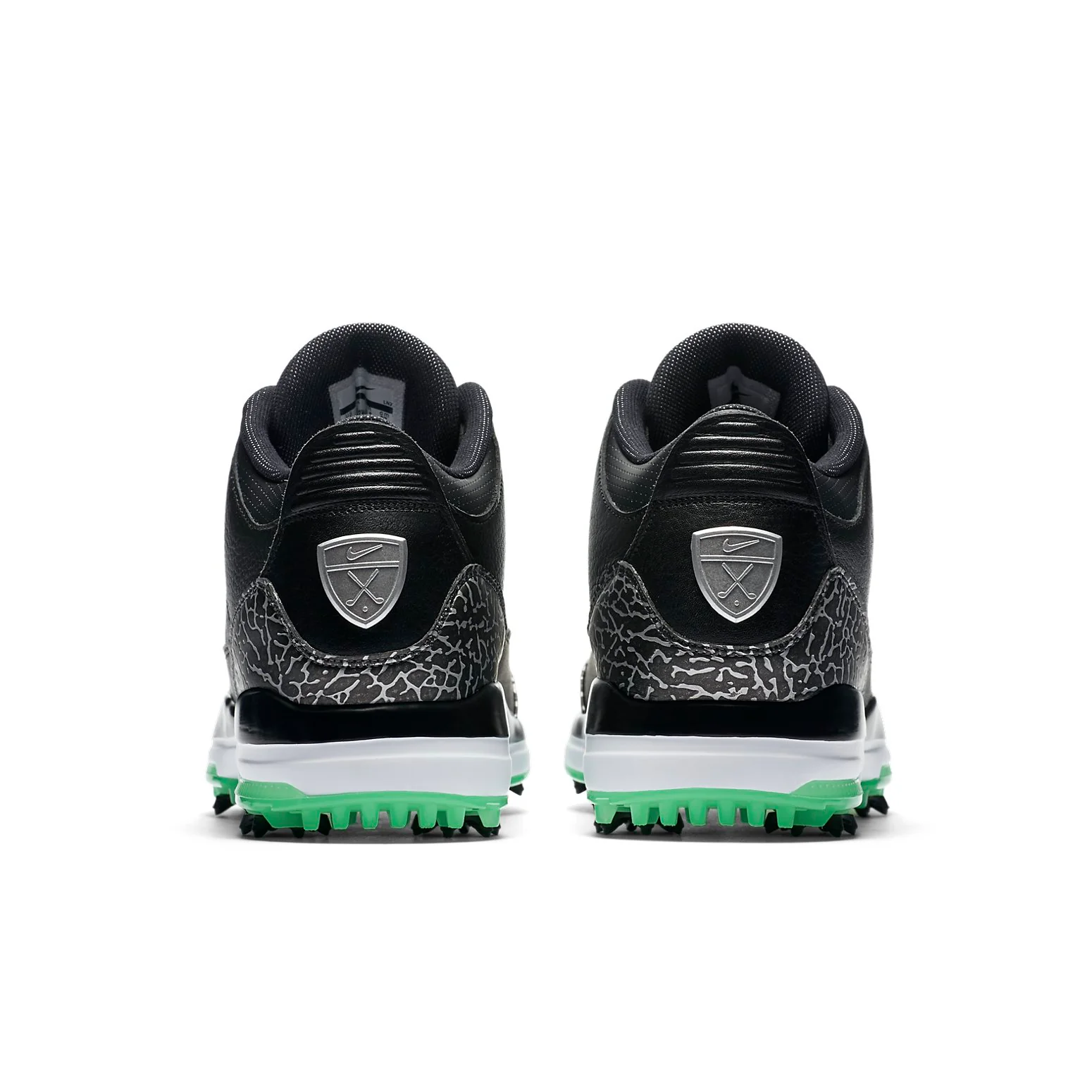 Air Jordan 3 Retro Golf Black Green Glow AJ3783-001