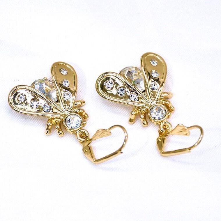 Simple Personality Beetle Pendant Earrings