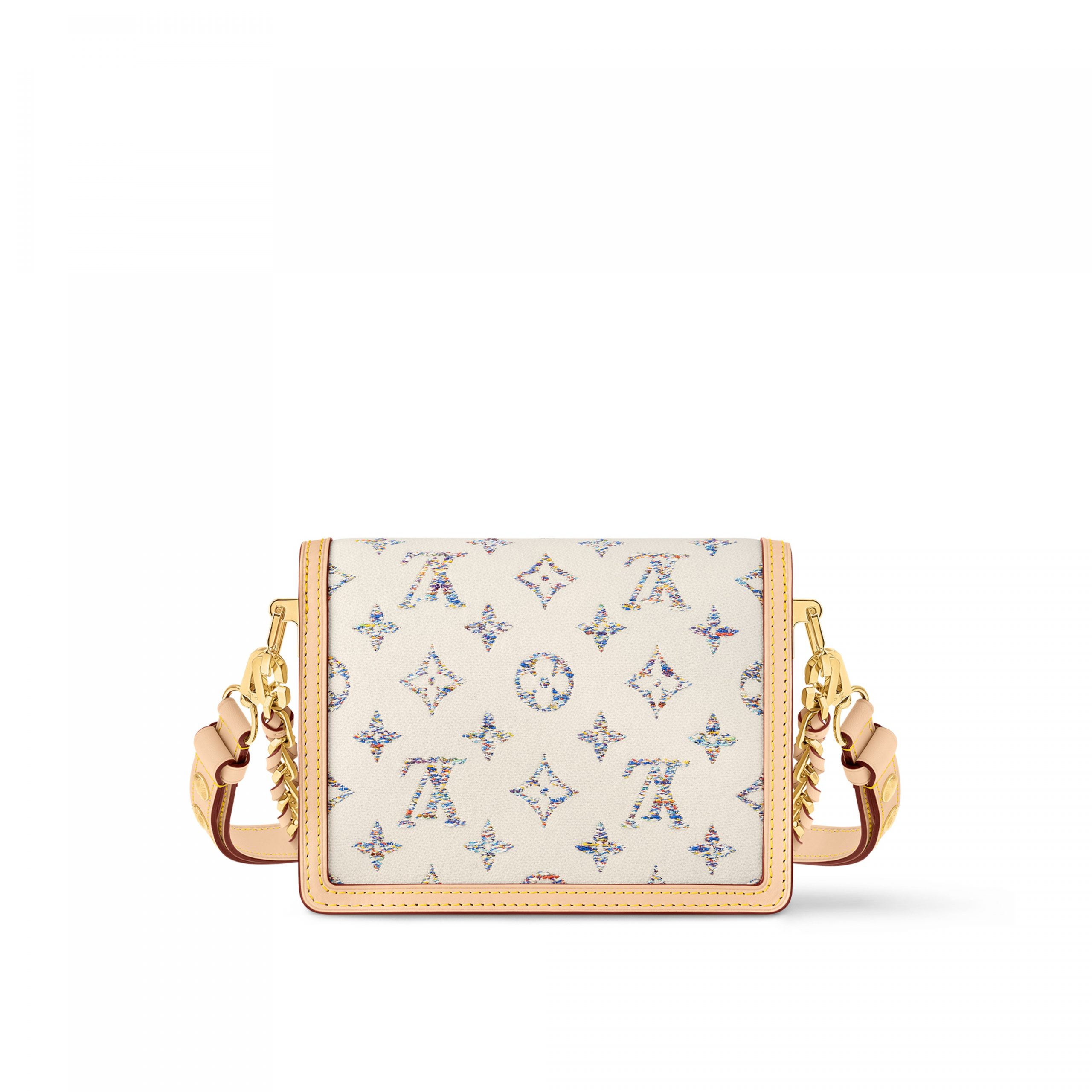 Louis Vuitton M24841 Mini Dauphine Multicolor Beige