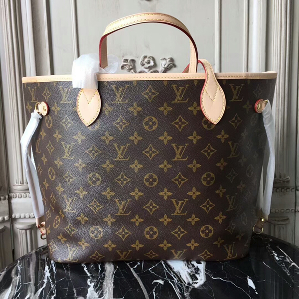 Louis Vuitton M41178 Neverfull MM Shoulder Bag Monogram Canvas