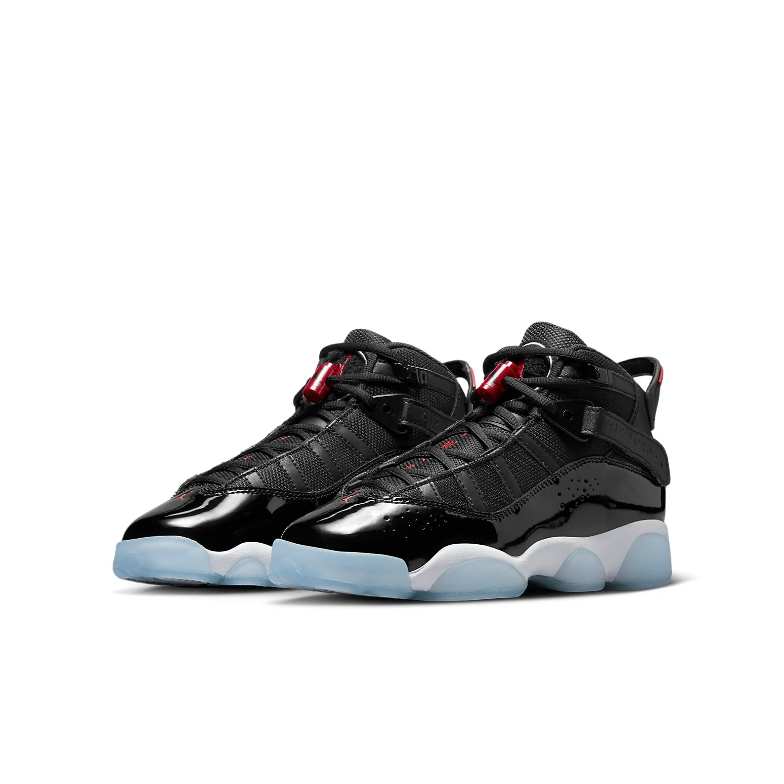 (GS) Air Jordan 6 Rings 'Black Gym Red' 323419-064
