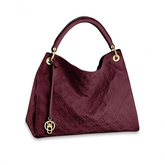 Louis Vuitton Artsy MM M41066 Black White Navy Red