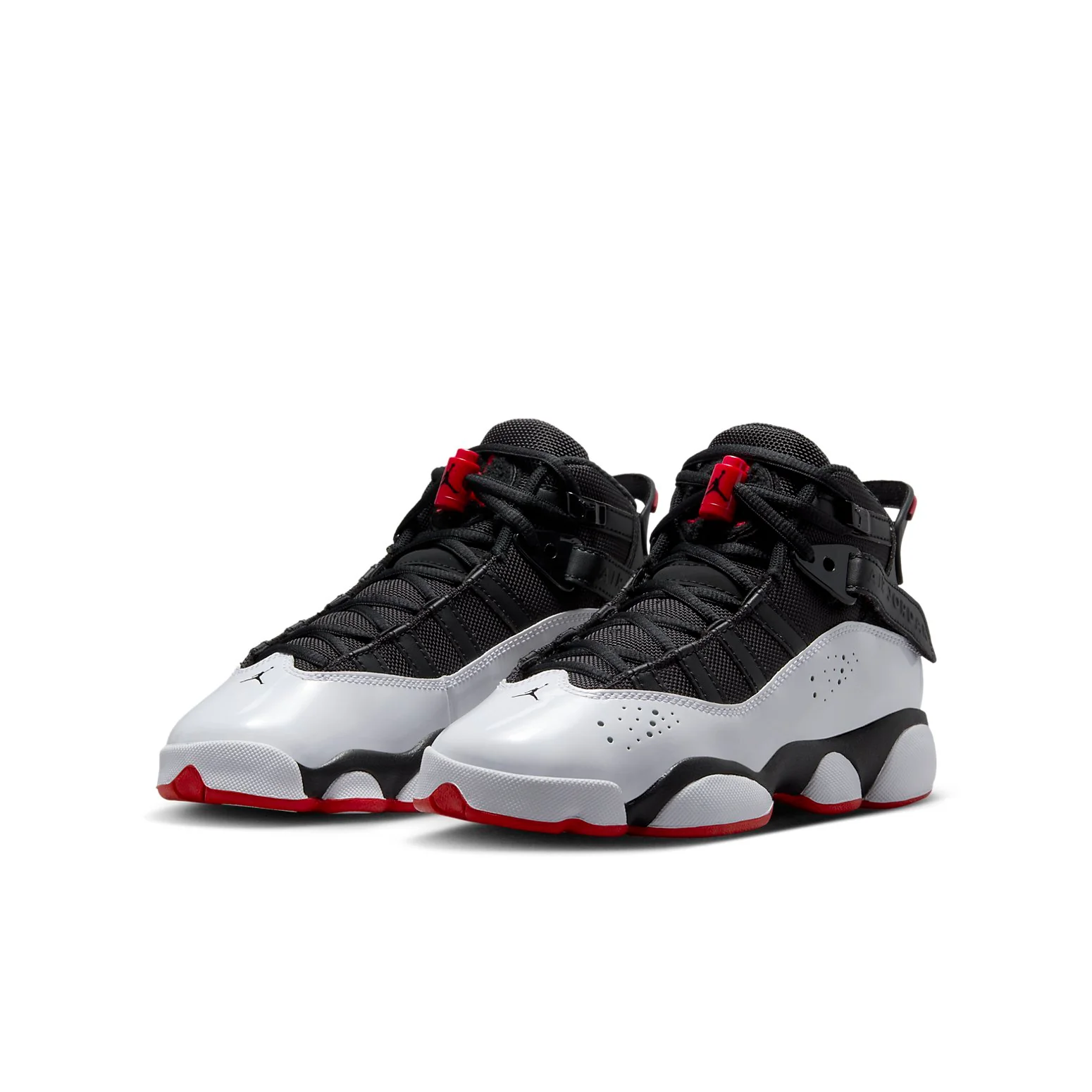 (GS) Air Jordan 6 Rings 'Black Varsity Red' 323419-067