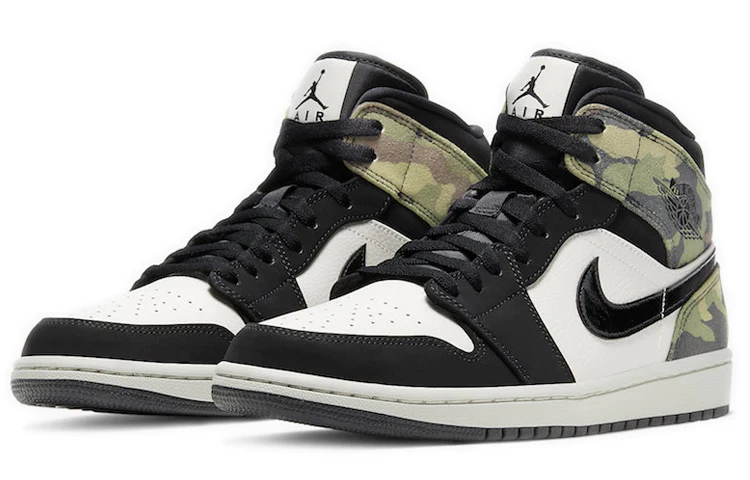 Air Jordan 1 Mid 'Camo' CW5490-001