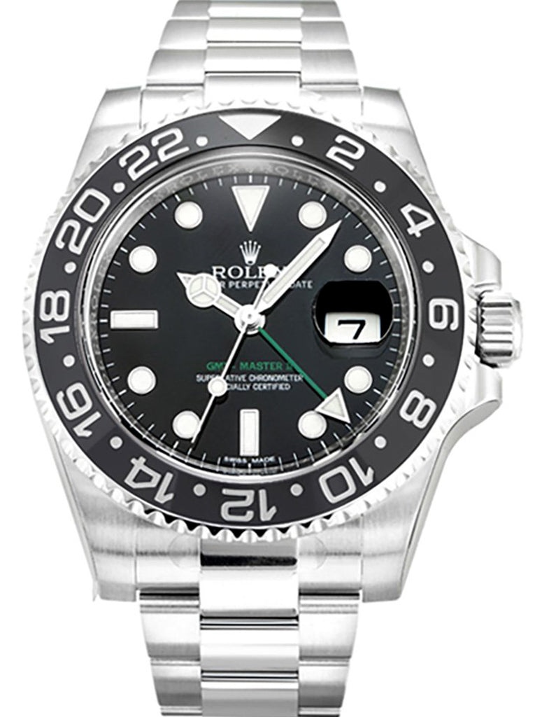 Replica Rolex GMT-Master II 40mm Black Dial 116710