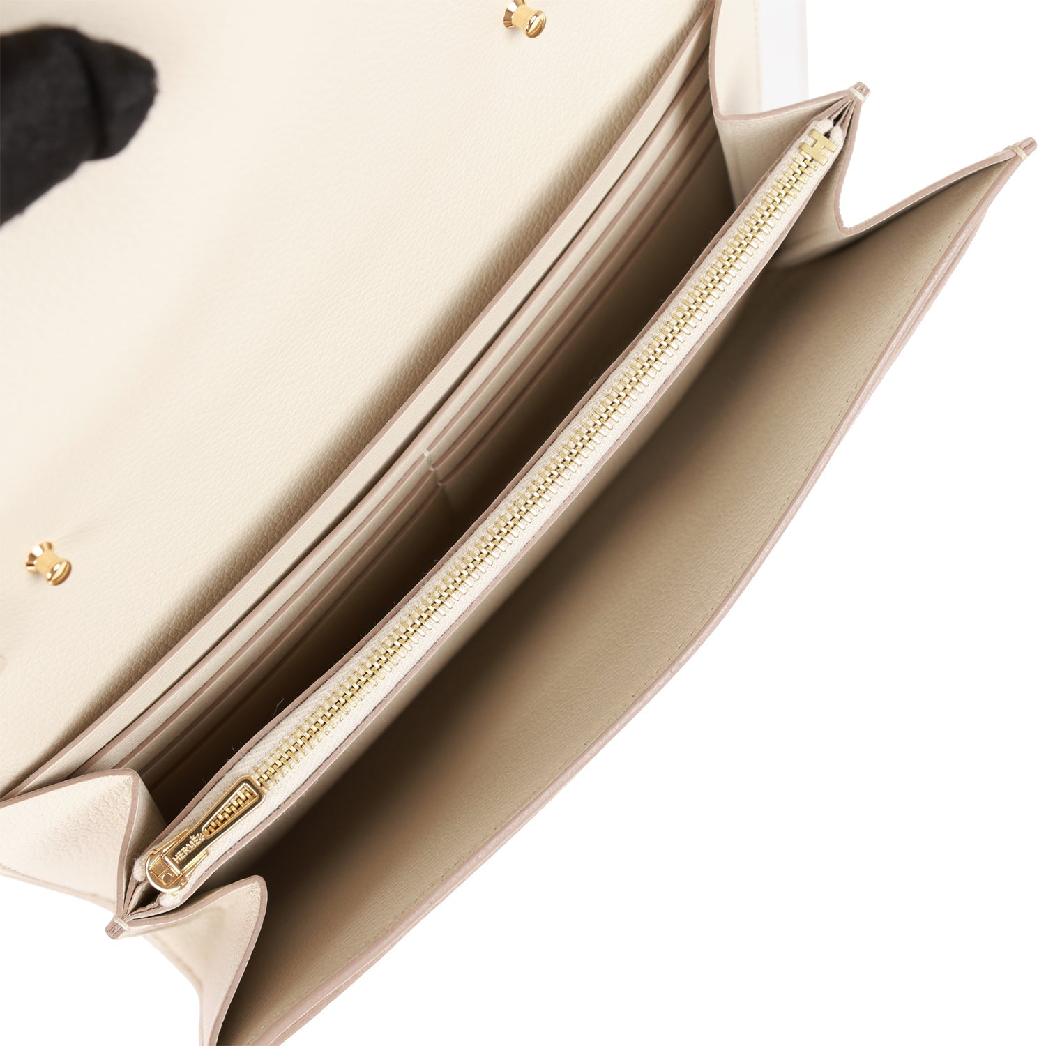 Hermès Constance Wallet To Go Beton Evercolor Gold Hardware