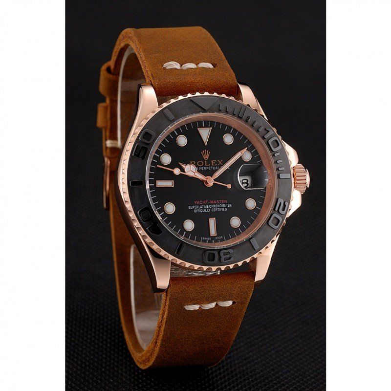 Replica Rolex Yacht-Master 41mm Black Dial 1453861