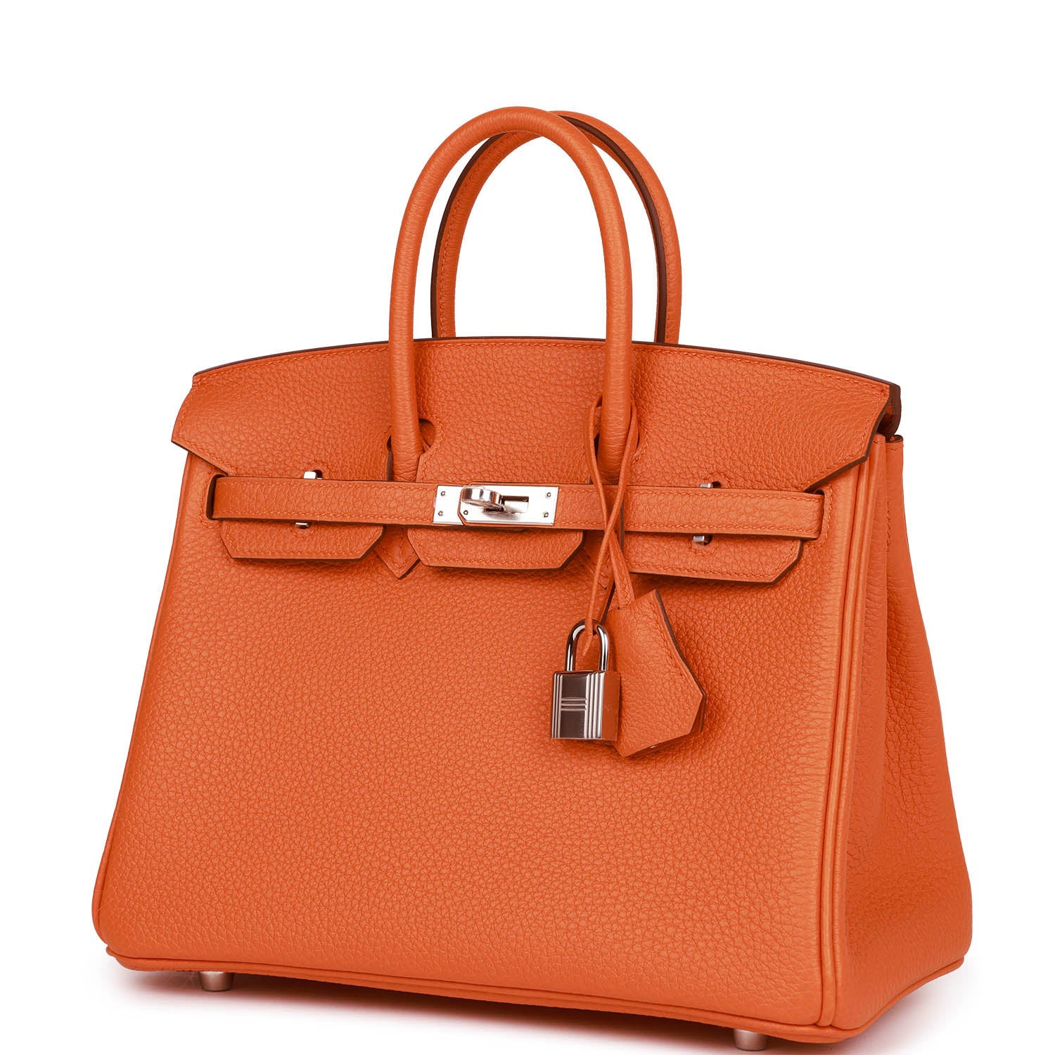 Hermès Birkin 25 Orange Togo Palladium Hardware