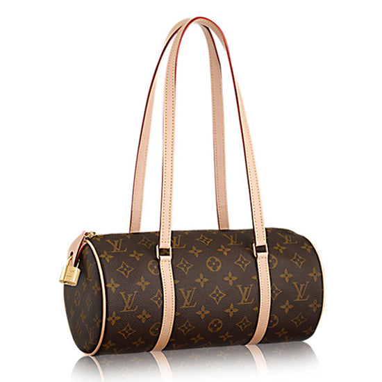LV M40711 Papillon NM Shoulder Bag Monogram Canvas