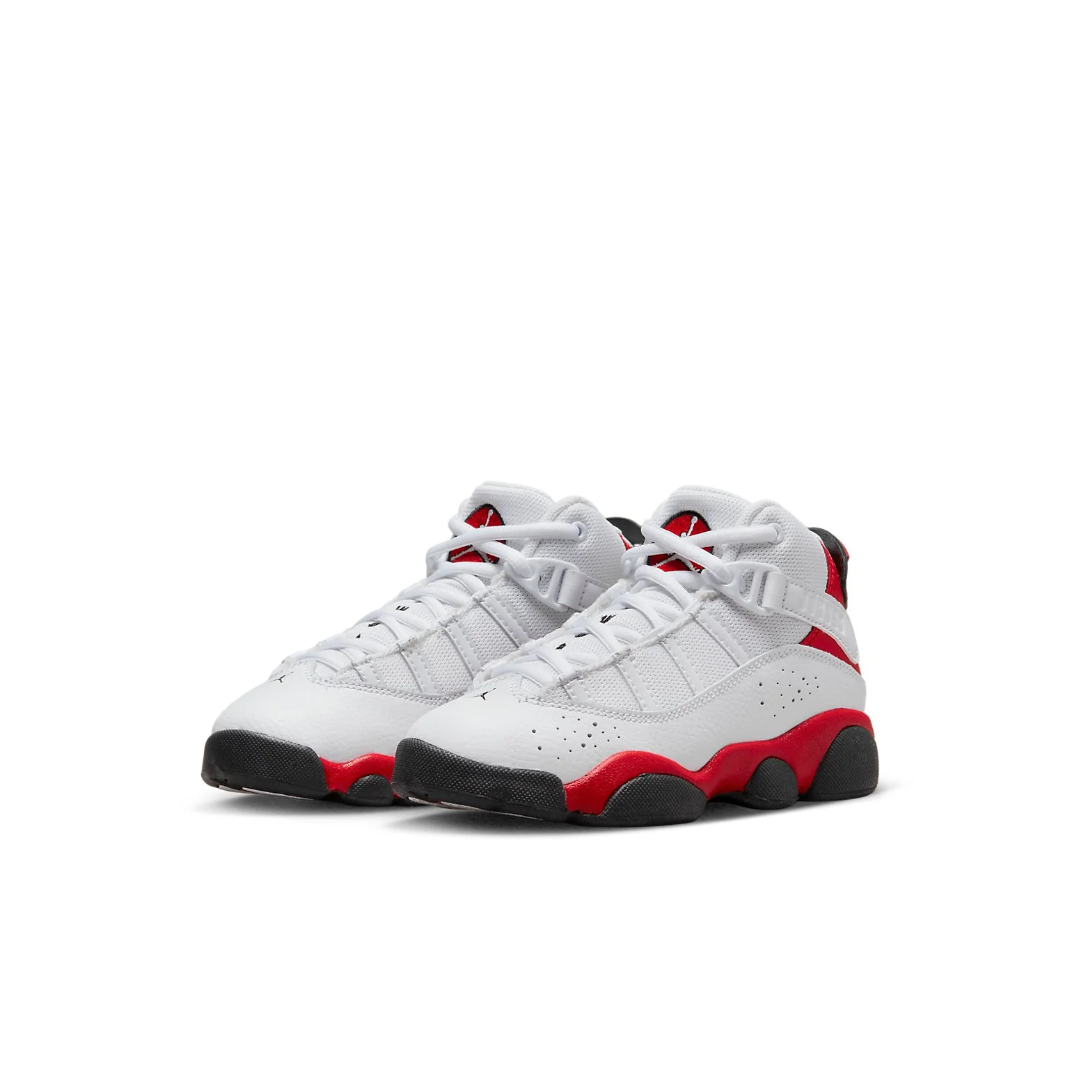 (PS) Air Jordan 6 Rings 'White Black University Red' 323432-126