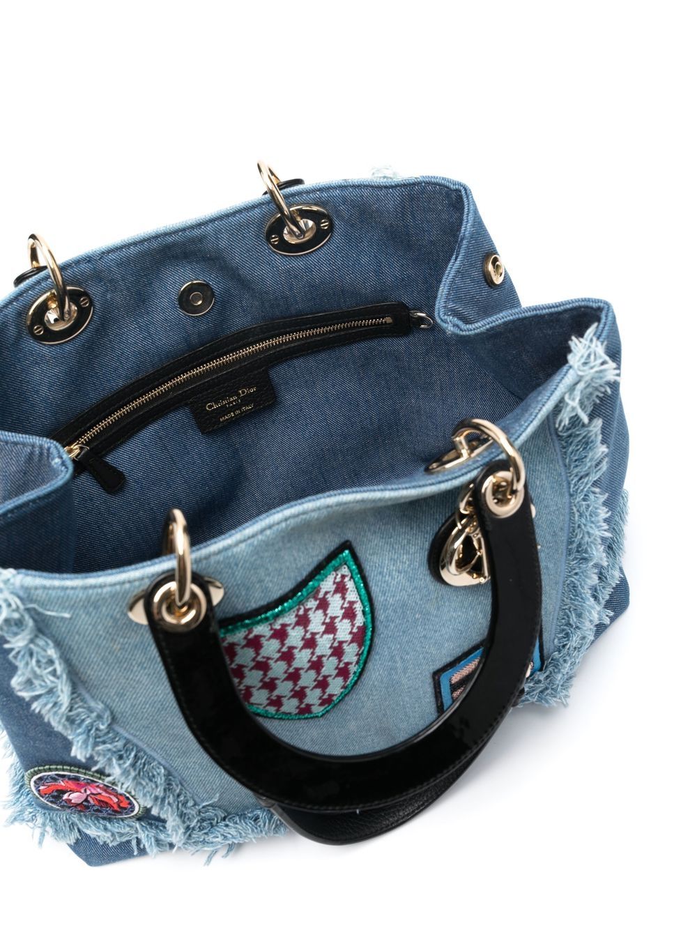 Christian Dior D-Light denim handbag