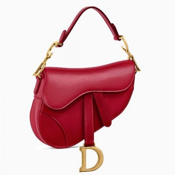 Dior Mini Saddle Bag Grained Calfskin