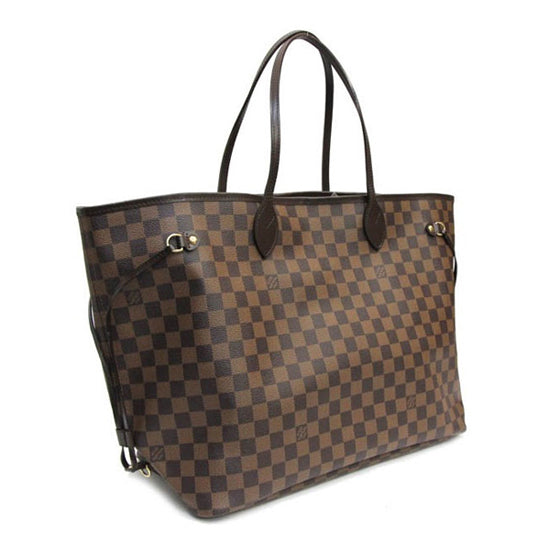 LV N51106 Neverfull GM Shoulder Bag Damier Ebene Canvas