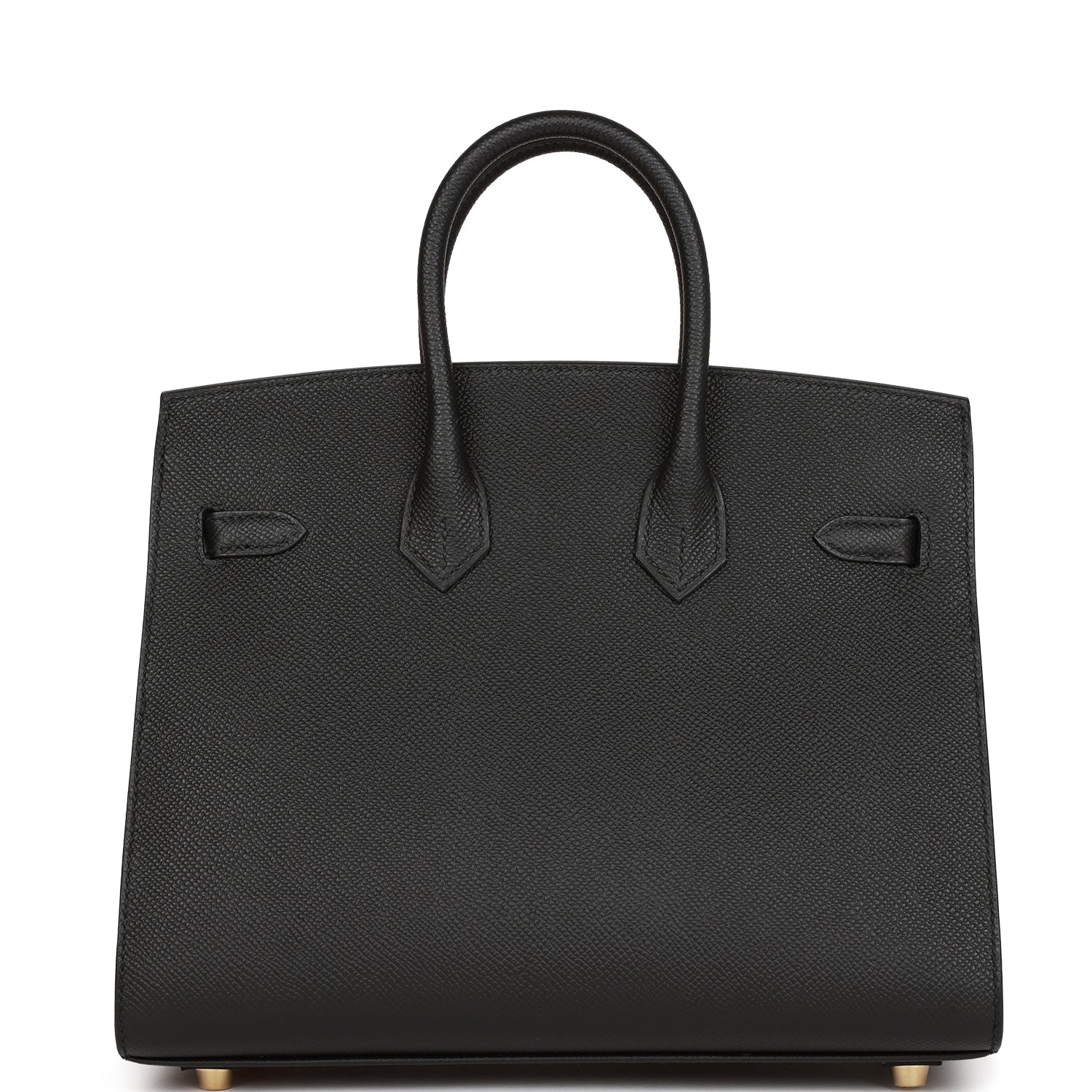 Hermès Birkin Sellier 25 Black Epsom Gold Hardware