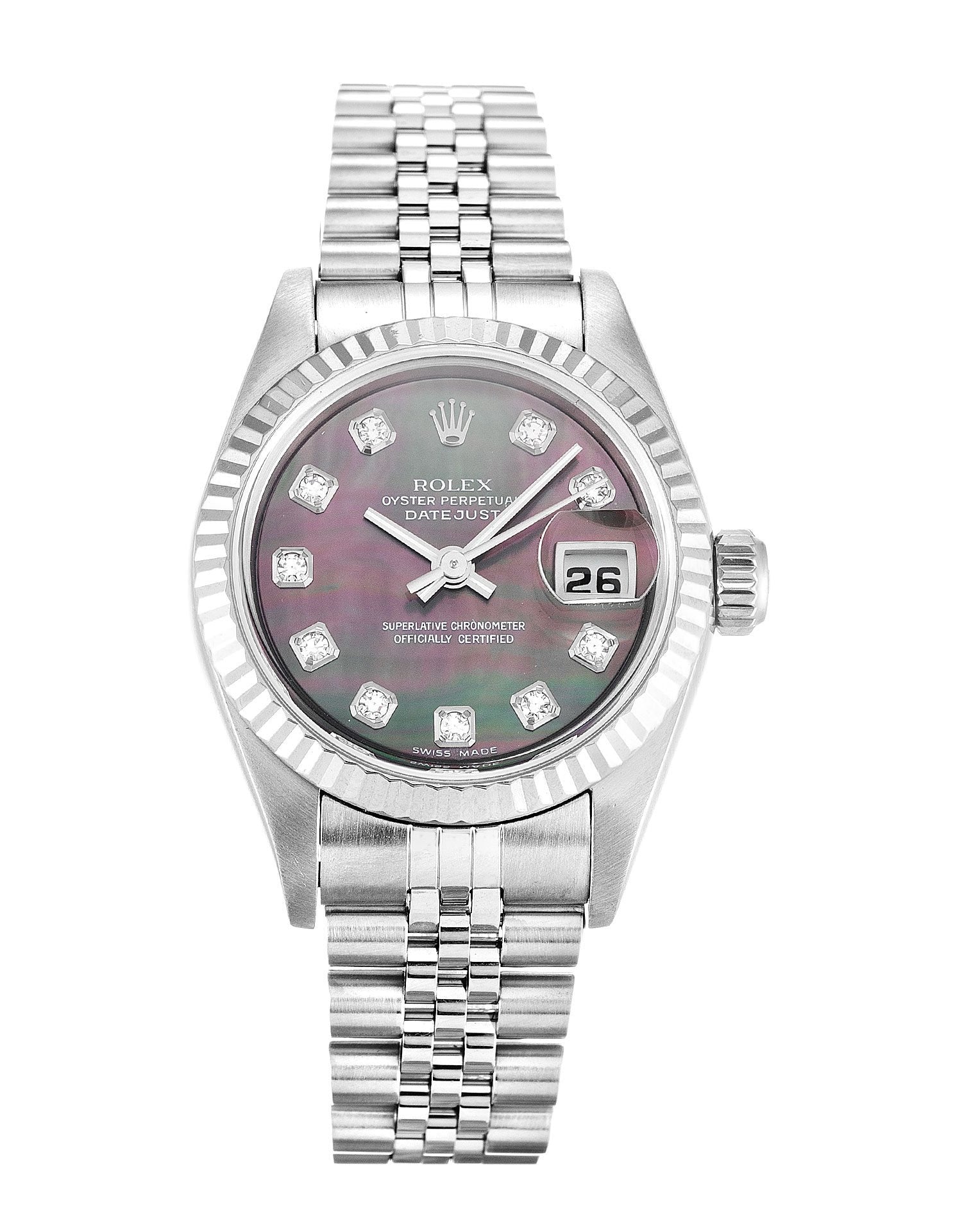 Rolex Datejust Lady Pearl Black-Diamond Dial 79174