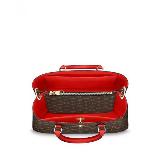 Louis Vuitton Flower Tote Black M43550 Red M43553