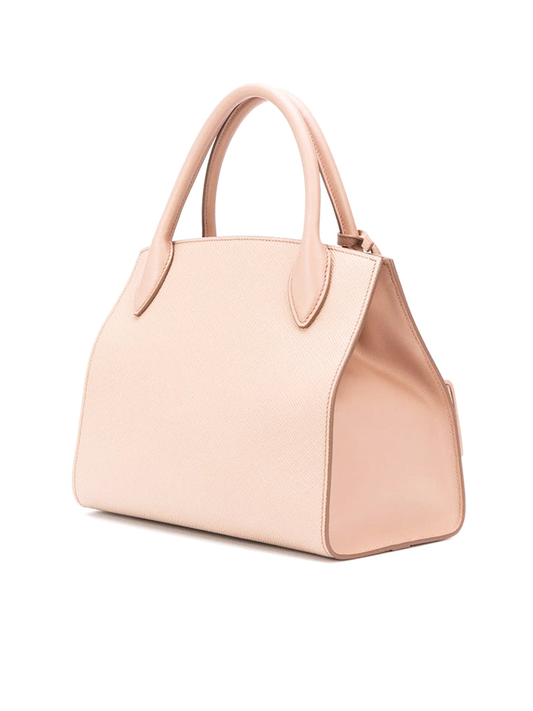 Prada Saffiano Leather Prada Monochrome Bag in Powder Pink