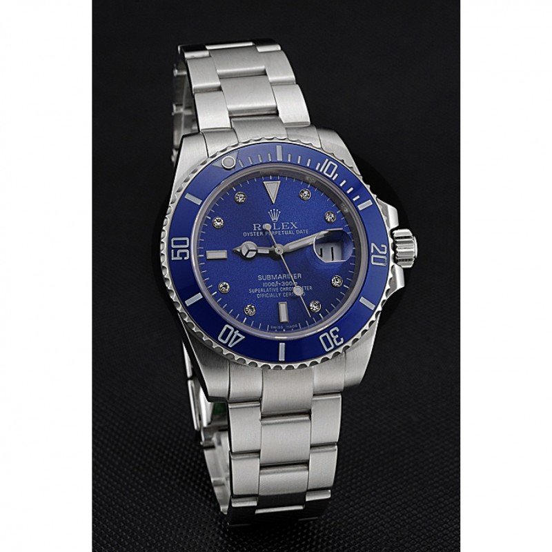 Replica Rolex Submariner 40mm Blue Dial 622638