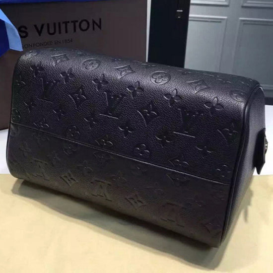 LV M42401 Speedy Bandouliere 25 Tote Bag Monogram Empreinte Leather